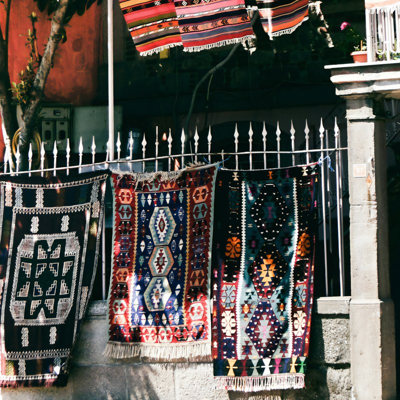 Tapis marocain coloré