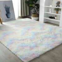 Grand tapis dégradé coloré pour enfant