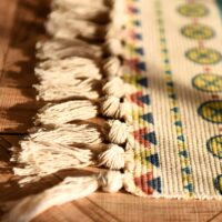 Tapis berbère avec motifs et texture STANI