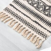 Tapis chambre descente de lit en coton et lin MALO