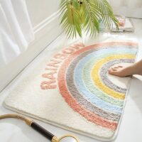 Tapis coloré arc en ciel pour salle de bain RAINBOW