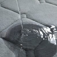 Tapis de bain antidérapant uni à carreaux
