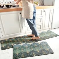 Tapis cuisine antidérapant dégradé floral ARTIS