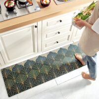 Tapis cuisine antidérapant dégradé floral ARTIS