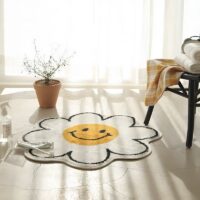 Tapis de fleurs marguerites heureuses sensation cachemire MARI