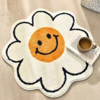 Tapis de fleurs marguerites heureuses sensation cachemire MARI