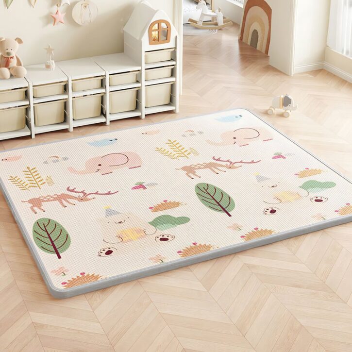 Tapis de motricité pour bébé animaux et forêt