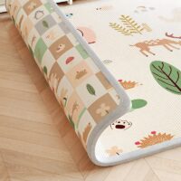 Tapis de motricité pour bébé animaux et forêt