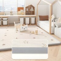Tapis de sol bébé épais pour éveil et motricité réversible