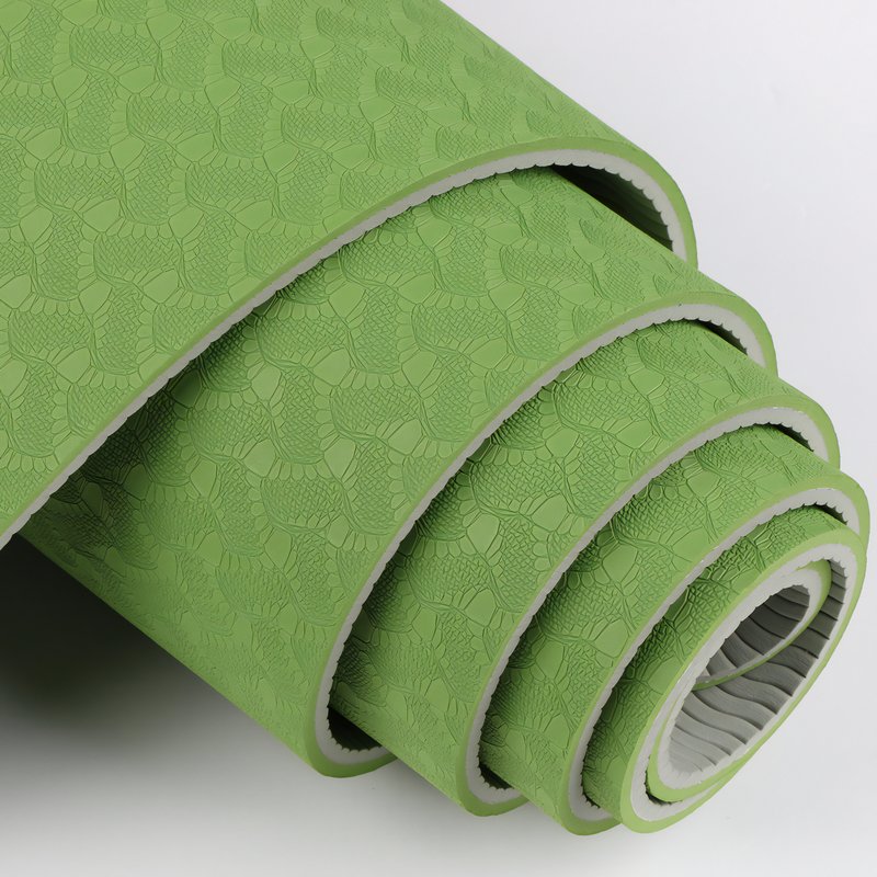 Tapis de yoga coloré antidérapant