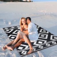 Tapis extérieur pour terasse résistant et lavable