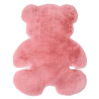 Tapis rose ourson mignon pour chambre enfant