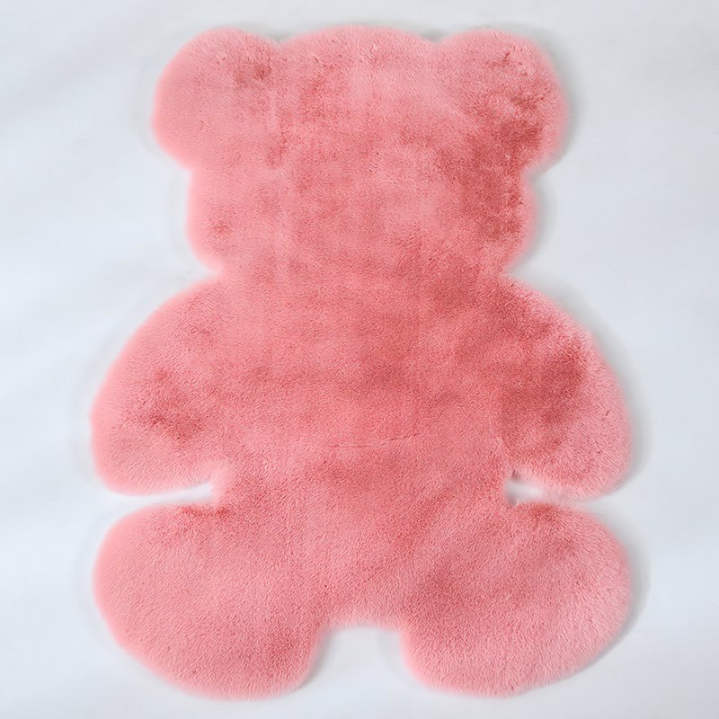 Tapis rose ourson mignon pour chambre enfant