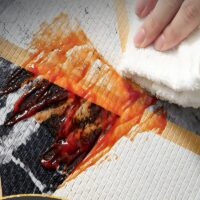 Tapis vinyle pour la cuisine abstrait et moderne GRACO