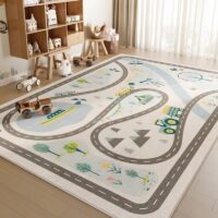 Tapis voiture enfant circuit à la campagne TOYS
