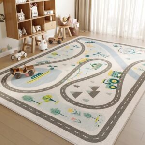 Tapis voiture enfant circuit à la campagne TOYS