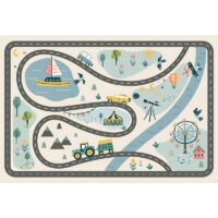 Tapis voiture enfant circuit à la campagne TOYS