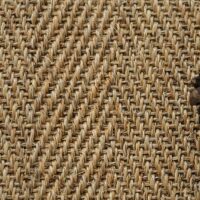 Grand tapis en jute et sisal fait main avec bordures épaisses