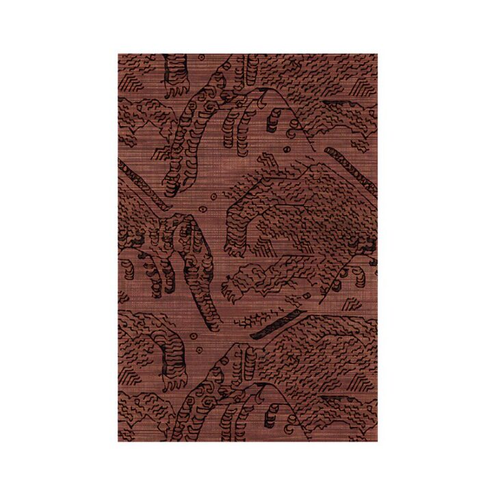 Tapis 160x230 motifs abstraits en fibre synthétique décoration salon et chambre LANMUI