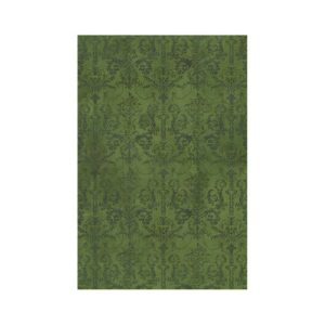 Tapis 200x300 persan vert avec motifs ethniques LANMUI