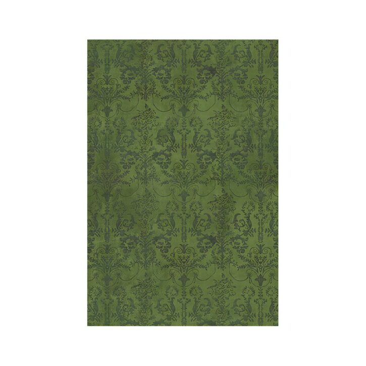 Tapis 200x300 persan vert avec motifs ethniques LANMUI