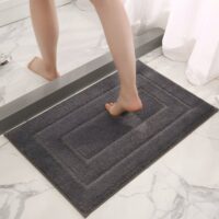 Tapis antidérapant et absorbant rectangulaire pour salle de bain WATERRUG