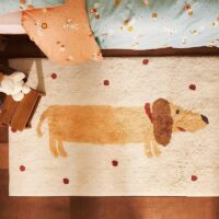 Tapis bébé descente de lit de décoration chambre BERBEA