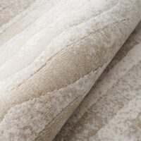 Tapis beige turc épais et doux motifs zèbre LE CAIRE