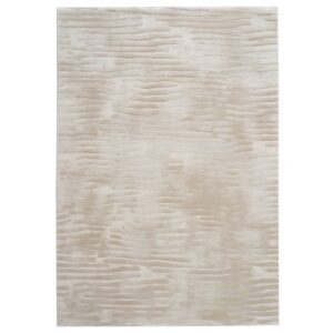 Tapis beige turc épais et doux motifs zèbre LE CAIRE