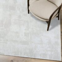 Tapis blanc cassé motifs non réguliers style de Turquie LMH DESIGN