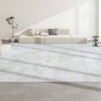 Tapis blanc cassé motifs non réguliers style de Turquie LMH DESIGN