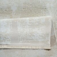 Tapis blanc cassé motifs non réguliers style de Turquie LMH DESIGN