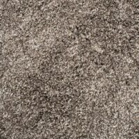 Tapis carré gris marron taupe poils longs shaggy FAMILLY RUG