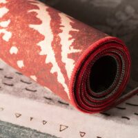 Tapis carré oriental pour salon décoration traditionnelle KLAS