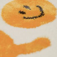 Tapis chambre enfant blanc et jaune joyeux HEYRUG