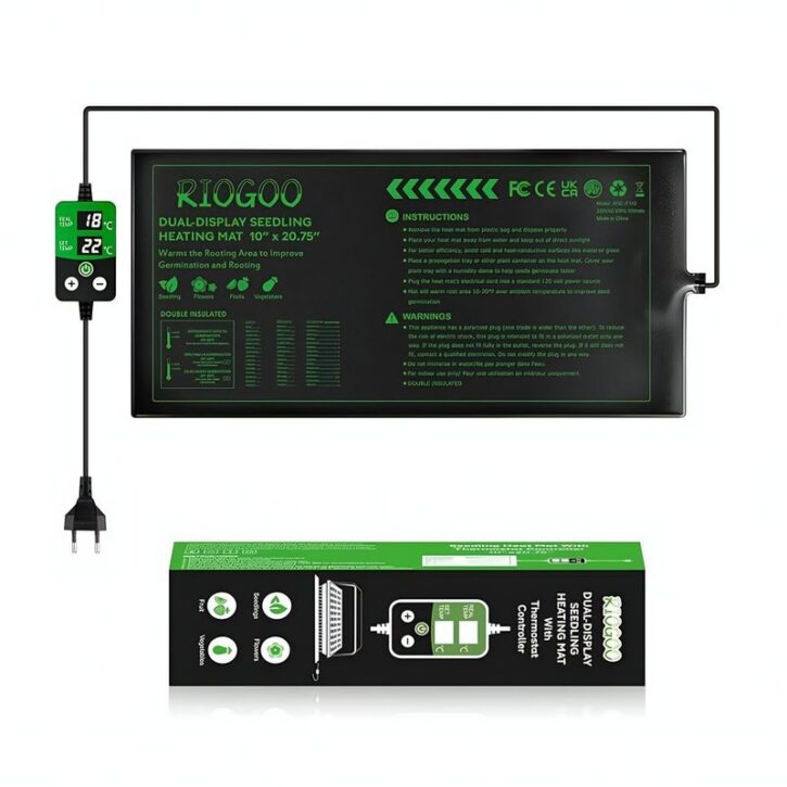 Tapis chauffant et thermostat pour semis germination de graines