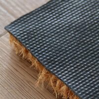 Tapis coco naturel Indien pour entrée essuyer pieds uni