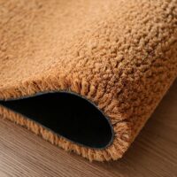 Tapis coco naturel Indien pour entrée essuyer pieds uni