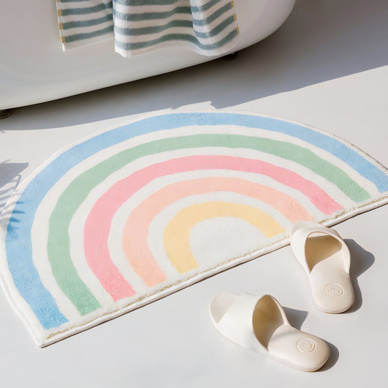 Tapis de bain coloré en forme d’arc en ciel WATERRUG