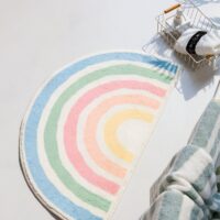 Tapis de bain coloré en forme d’arc en ciel WATERRUG