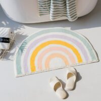 Tapis de bain coloré en forme d’arc en ciel WATERRUG