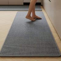 Tapis de cuisine gris antidérapant et lavable HOUSERUG