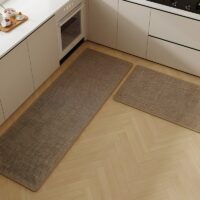 Tapis de cuisine marron antidérapant et lavable HOUSERUG