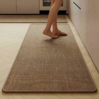 Tapis de cuisine marron antidérapant et lavable HOUSERUG