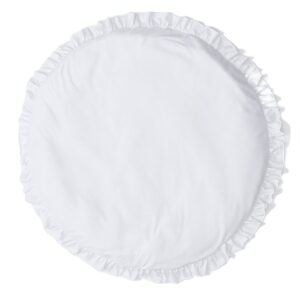 Tapis de jeux bébé circulaire blanc MARIE