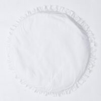 Tapis de jeux bébé circulaire blanc MARIE