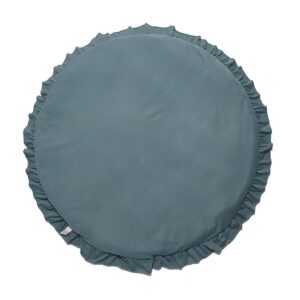 Tapis de jeux bébé de sol circulaire vert d’eau MARIE