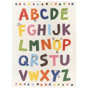 Tapis de jeux pour enfant et bébé lettres de l’alphabet YOUPI