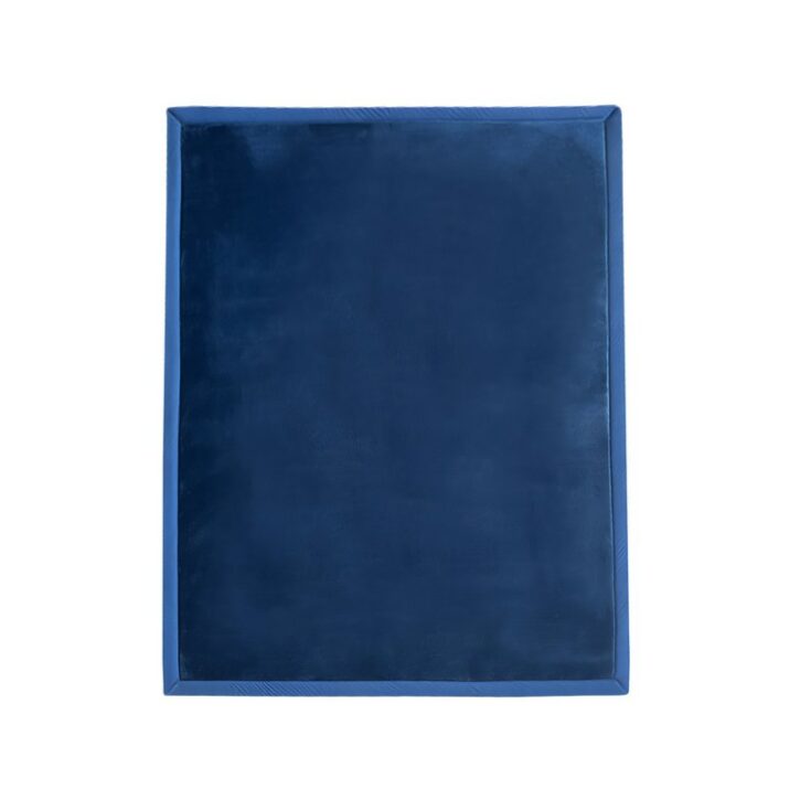 Tapis de motricité ou repos pour bébé et jeune enfant bleu marine