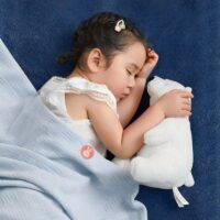 Tapis de motricité ou repos pour bébé et jeune enfant bleu marine